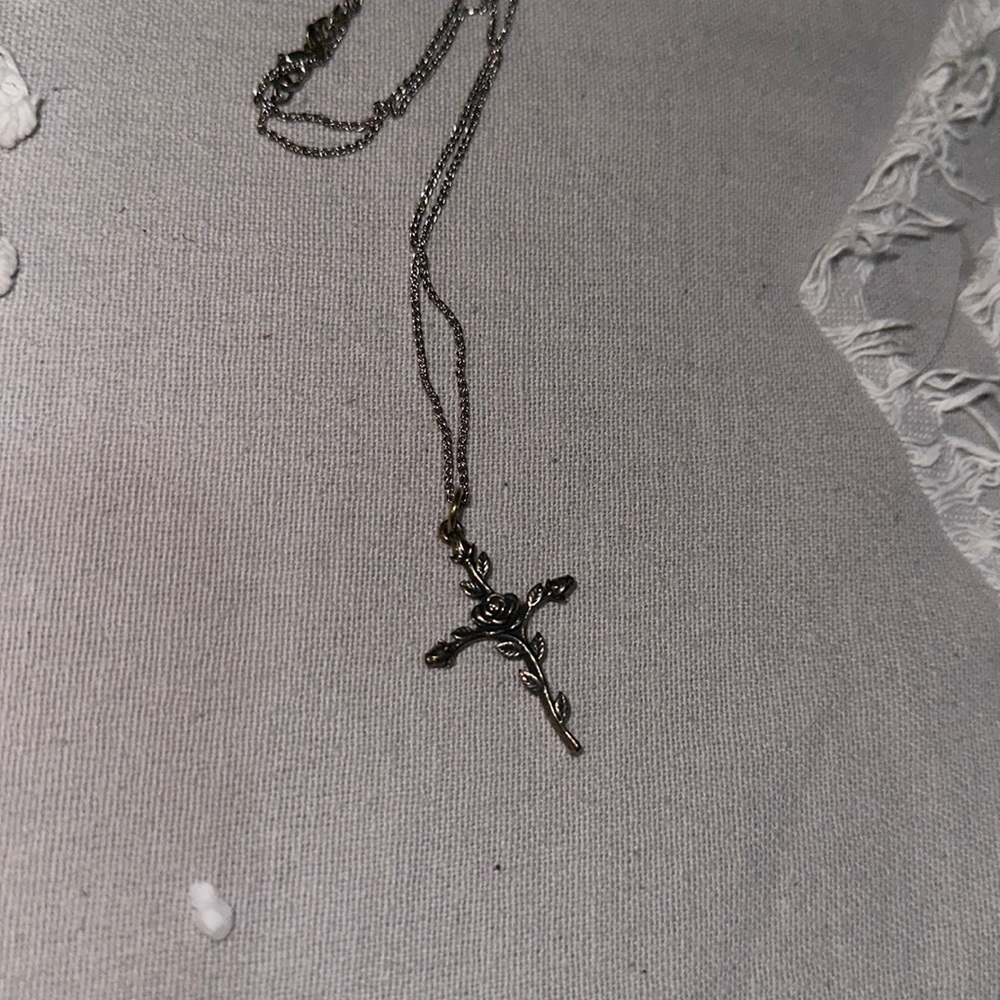 James Avery rose cross